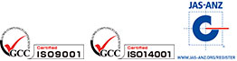 JAS-ANZ ISO9001 ISO14001